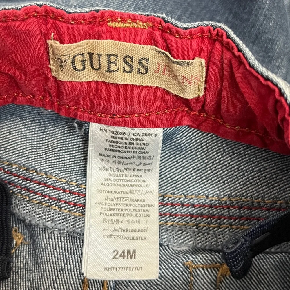 Guess Kids Blue Jeans with Embroidered 81